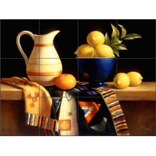 Ceramic Tile Mural Backsplash Poole Fruit Lemon Kitchen Art FPA006   112470364443